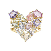 Mosaic Heart Ring