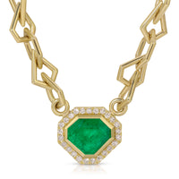 Petite Mosaic Chain Link Necklace
