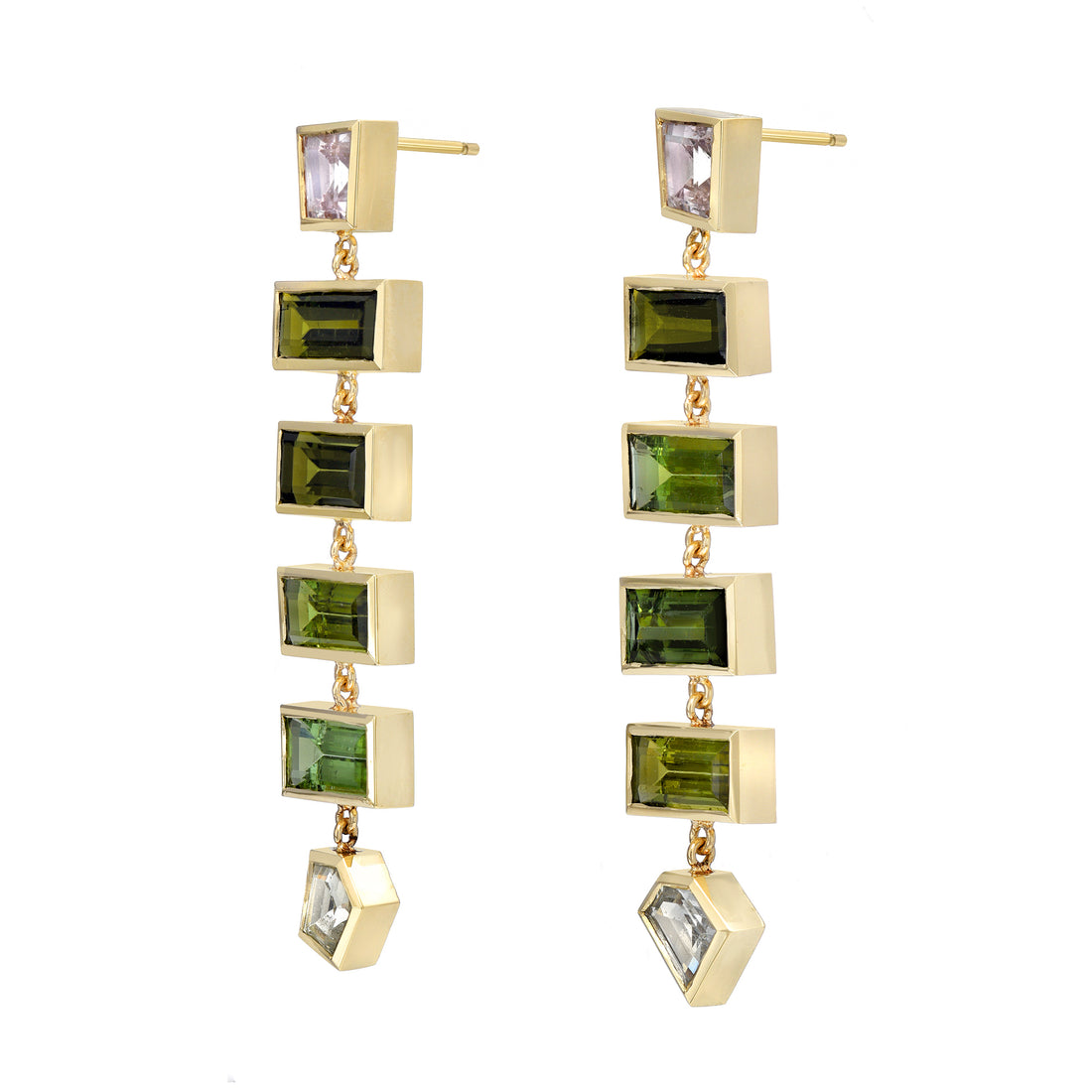 6 Tier Grande Interlock Earring