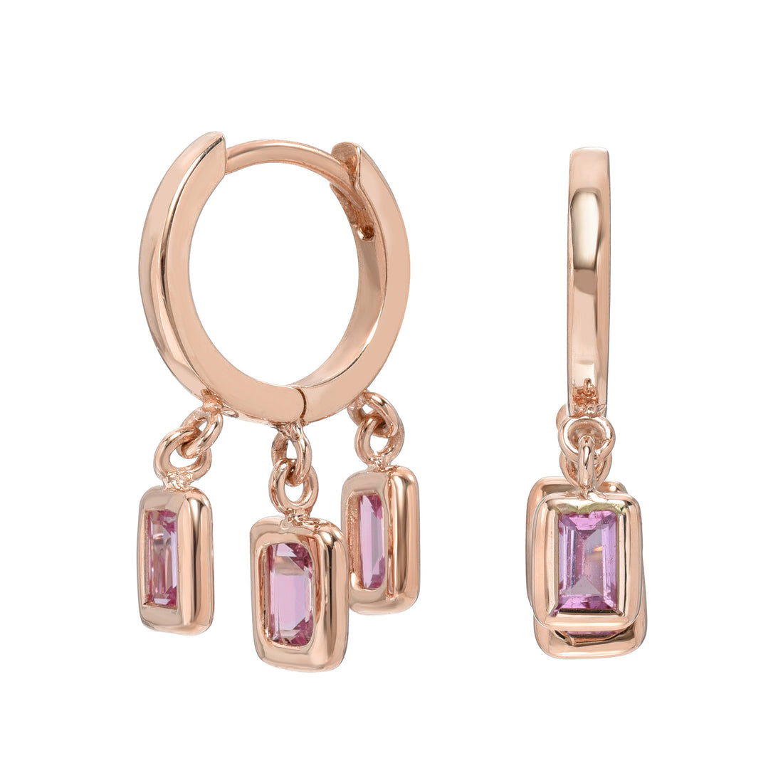 Brick Brigade Hoop Pink Sapphire