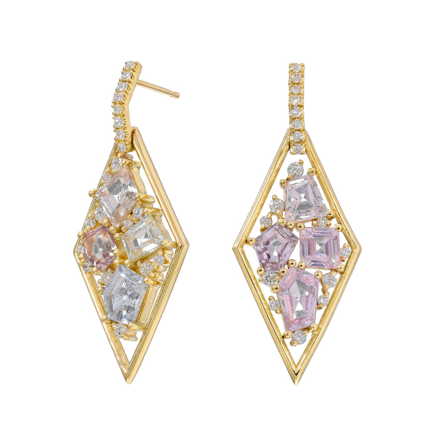 Diamond Mosaic Earrings