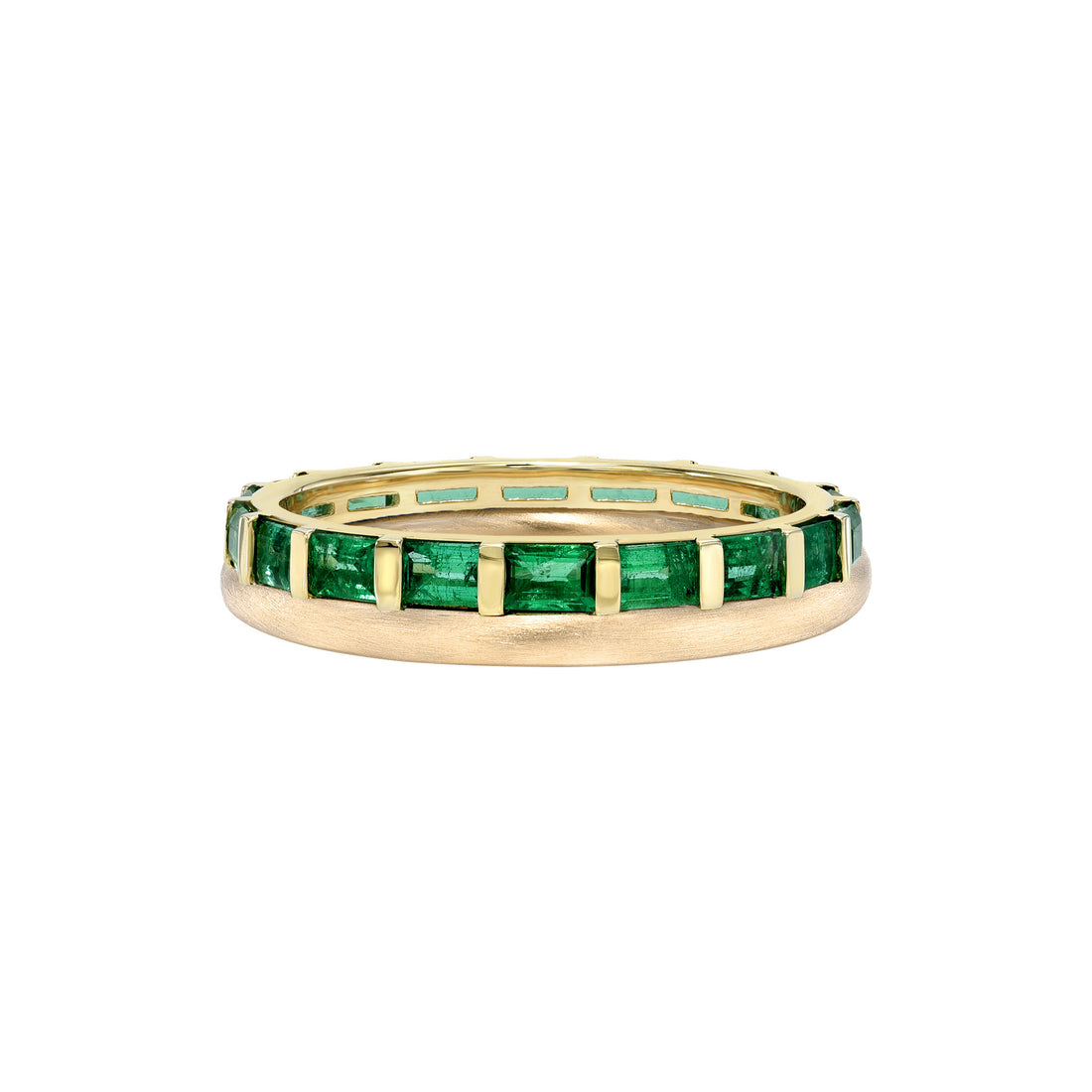 Duo Emerald Baguette Ring