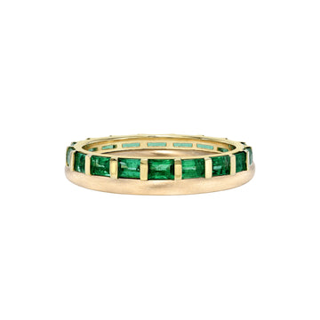 Duo Emerald Baguette Ring