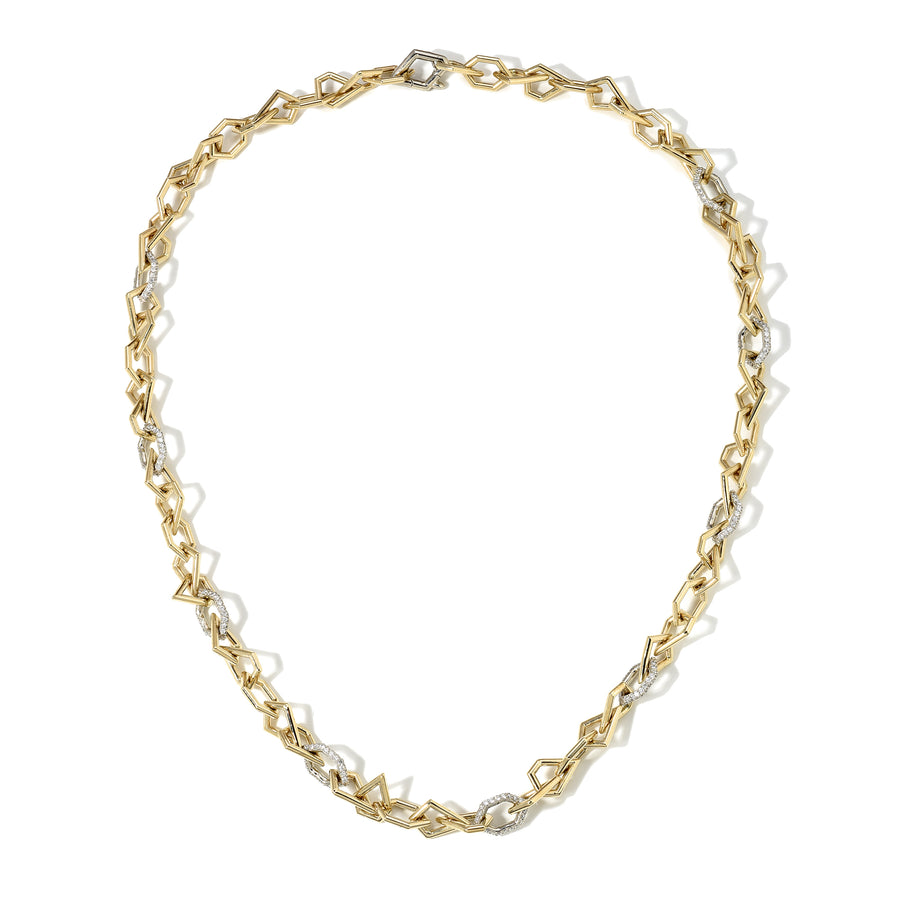 Grande Mosaic Chain Link Necklace
