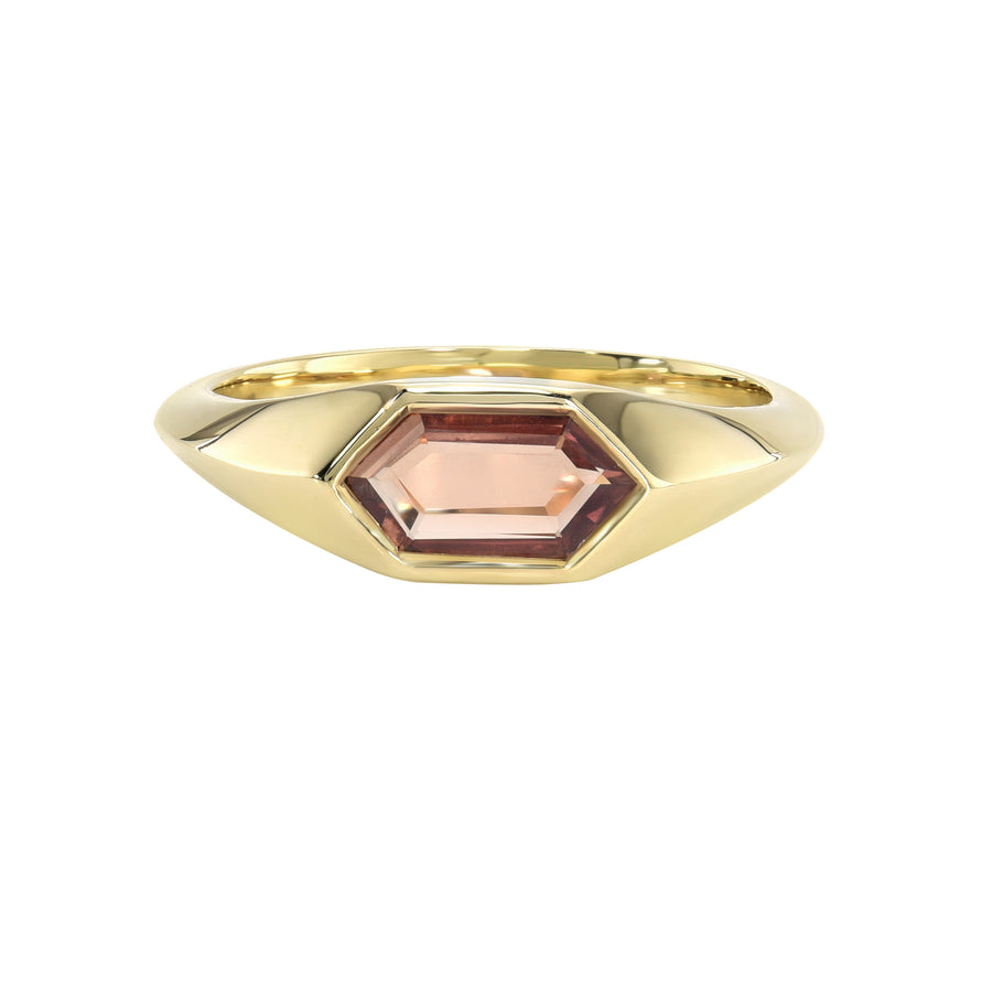 Mosaic Hexagon Signet Ring