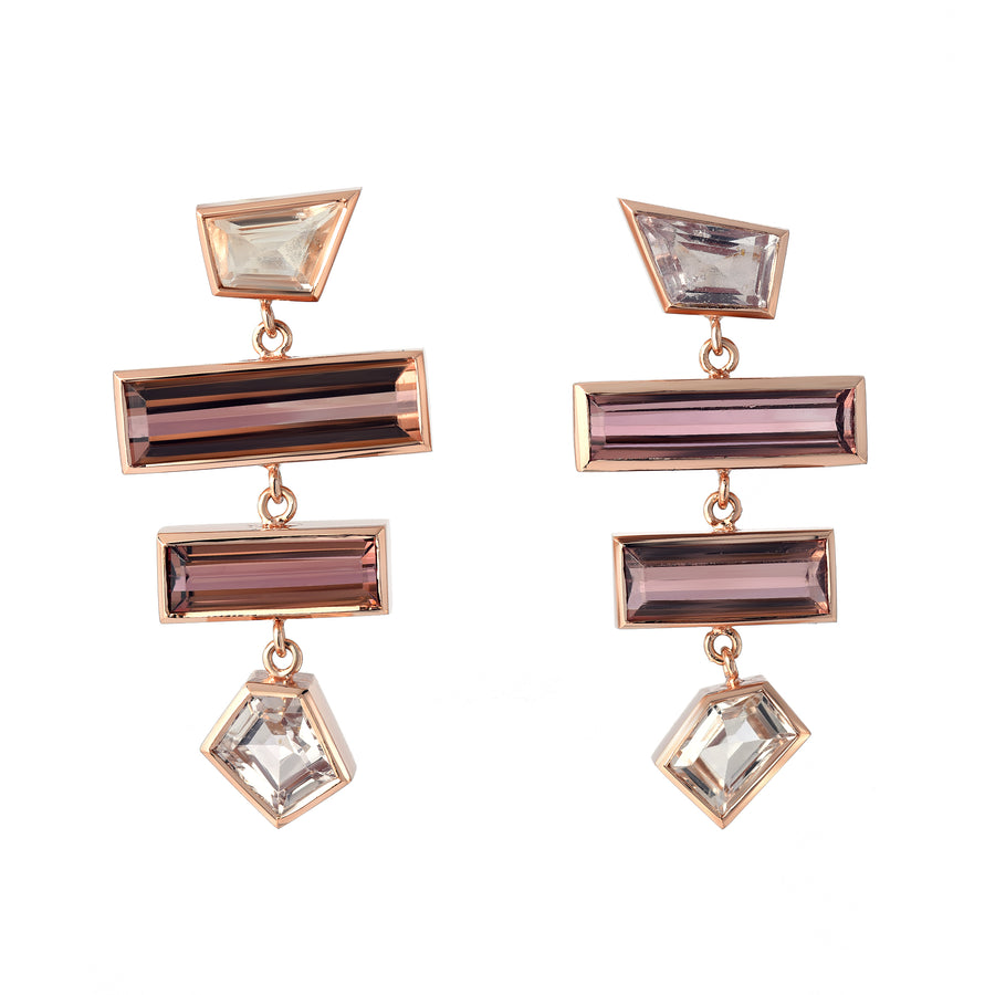 Grande Interlock Earrings Rose Gold