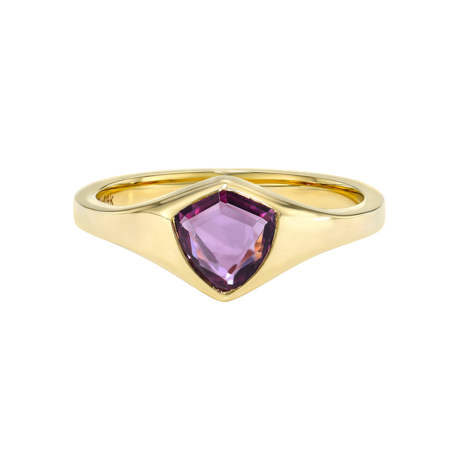 Mosaic Crest Signet Ring