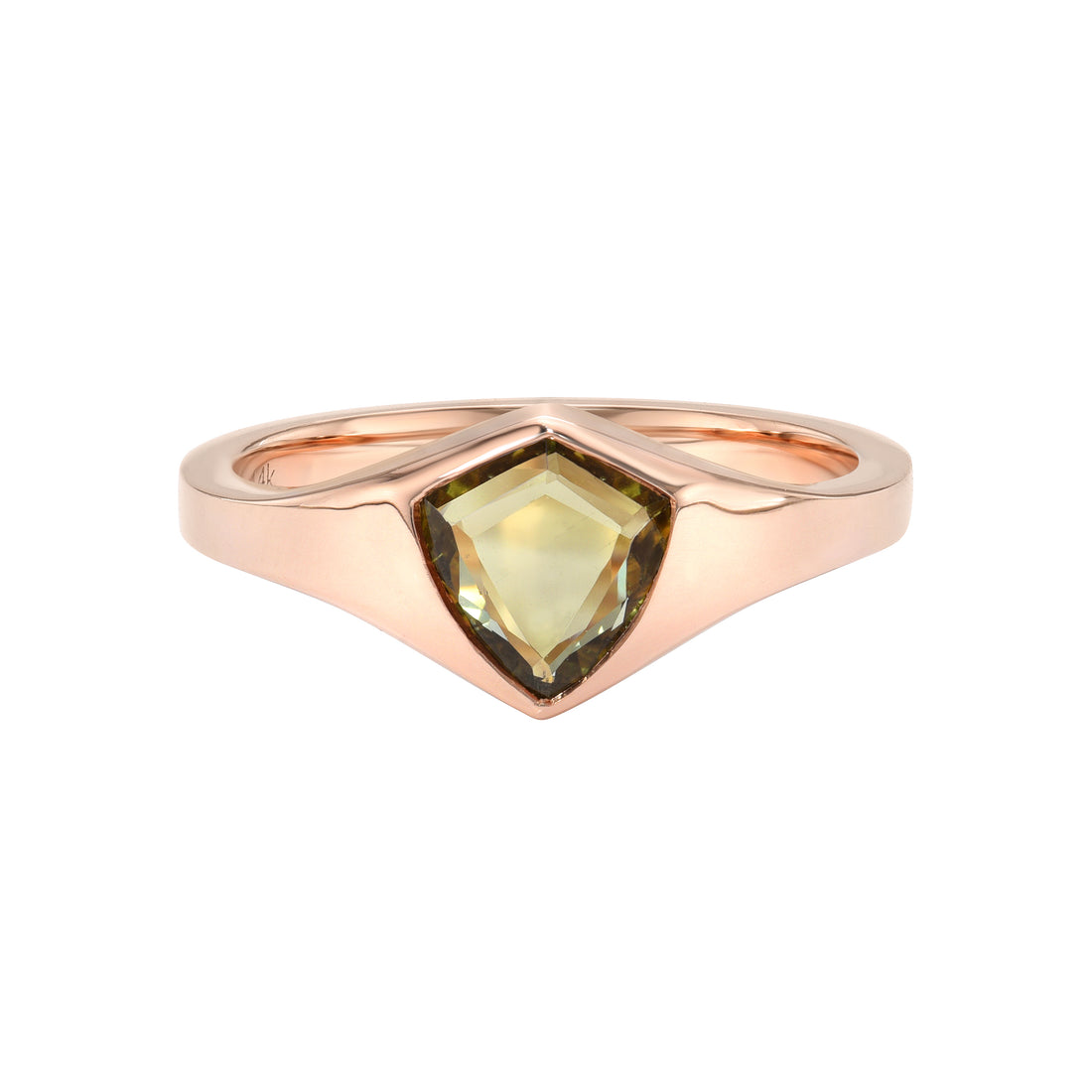 Mosaic Crest Signet Ring
