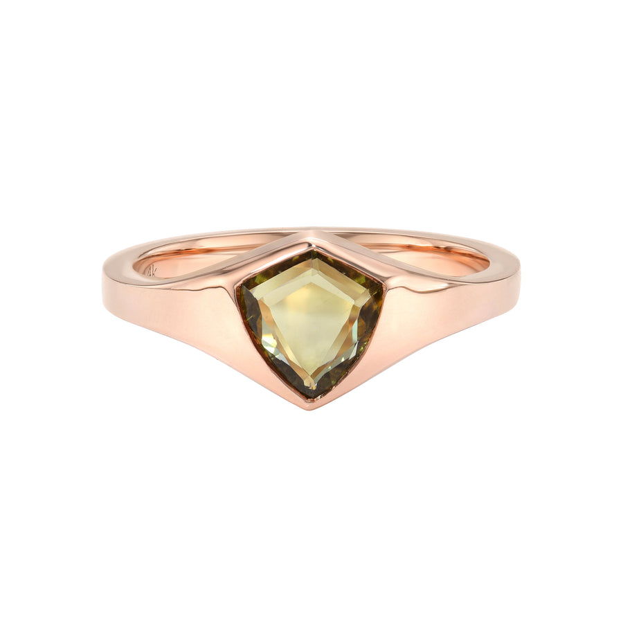 Mosaic Crest Signet Ring