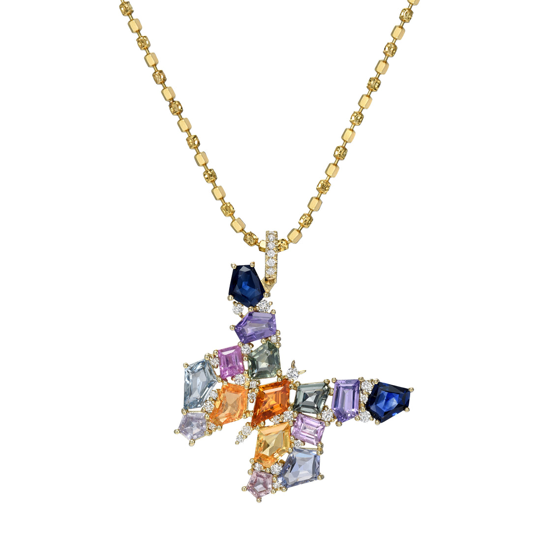 Mosaic Ombre Angled Butterfly