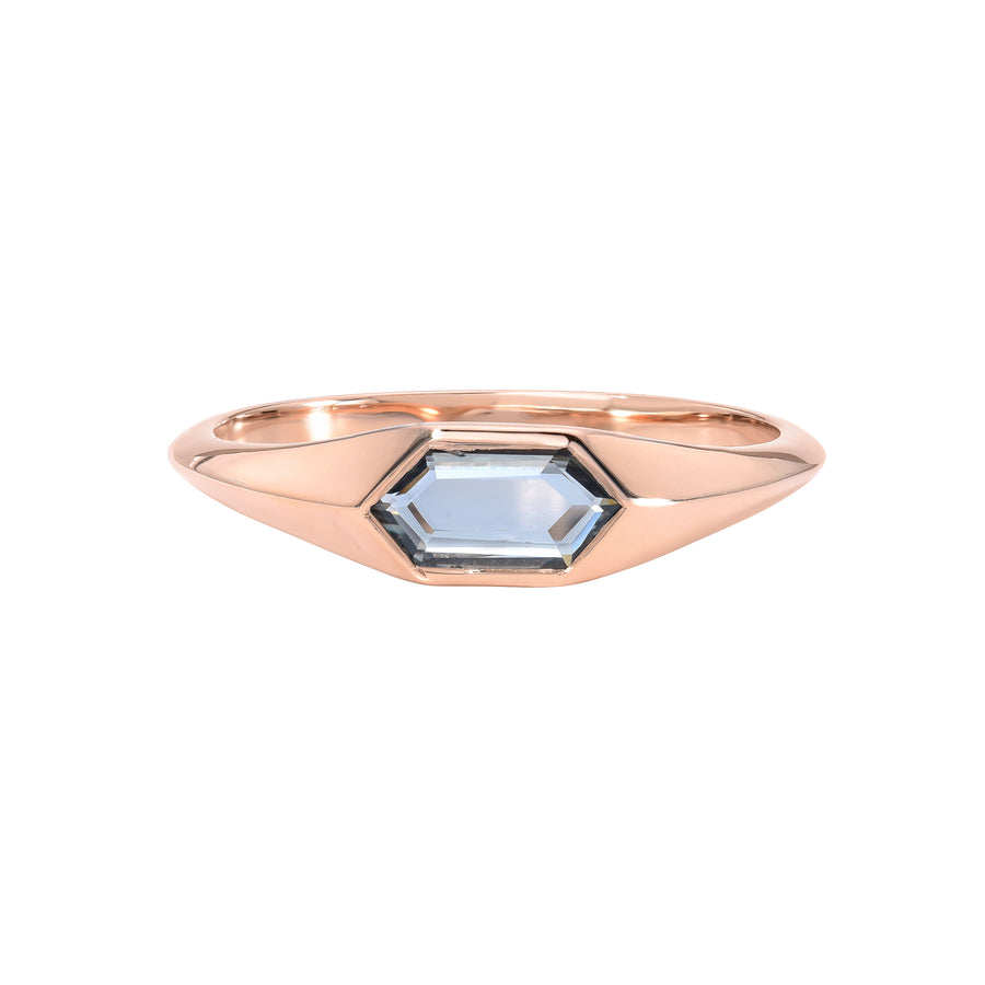 Mosaic Hexagon Signet Ring
