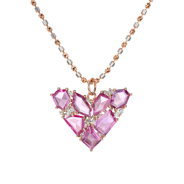 Mosaic Heart Necklace