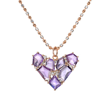 Mosaic Heart Necklace