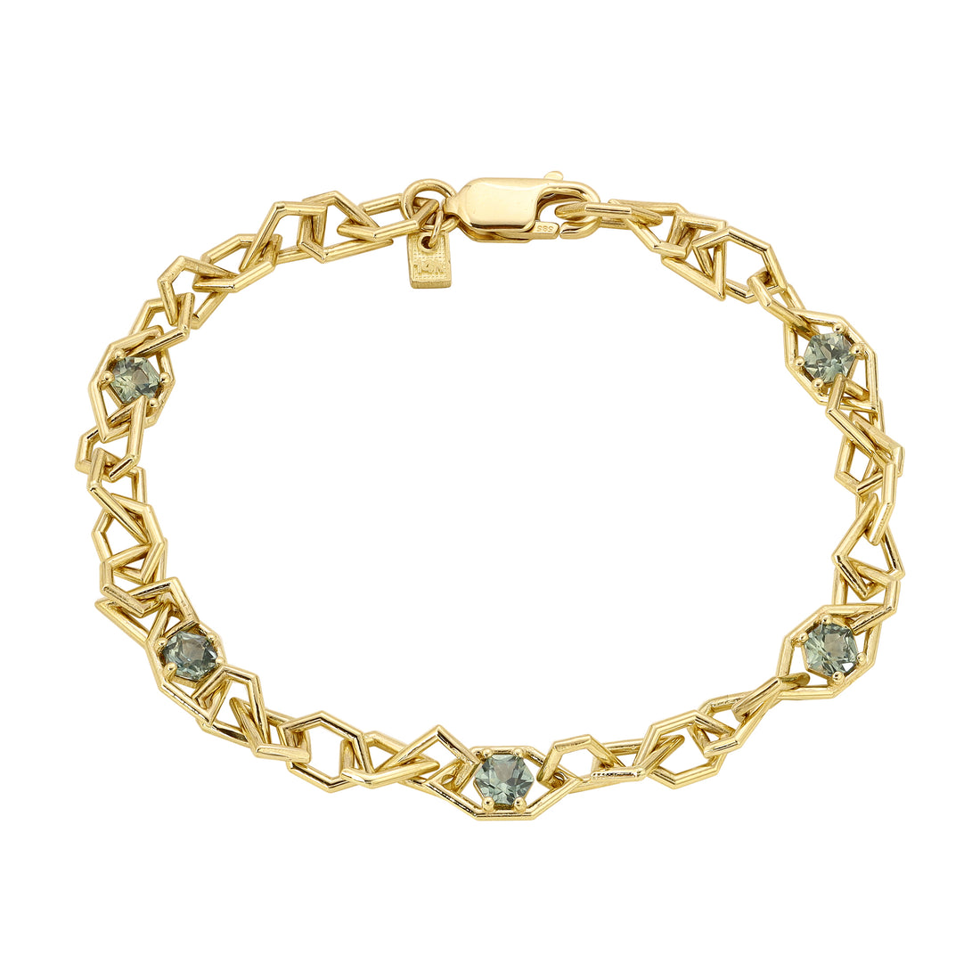 Mosaic Chain Link Bracelet