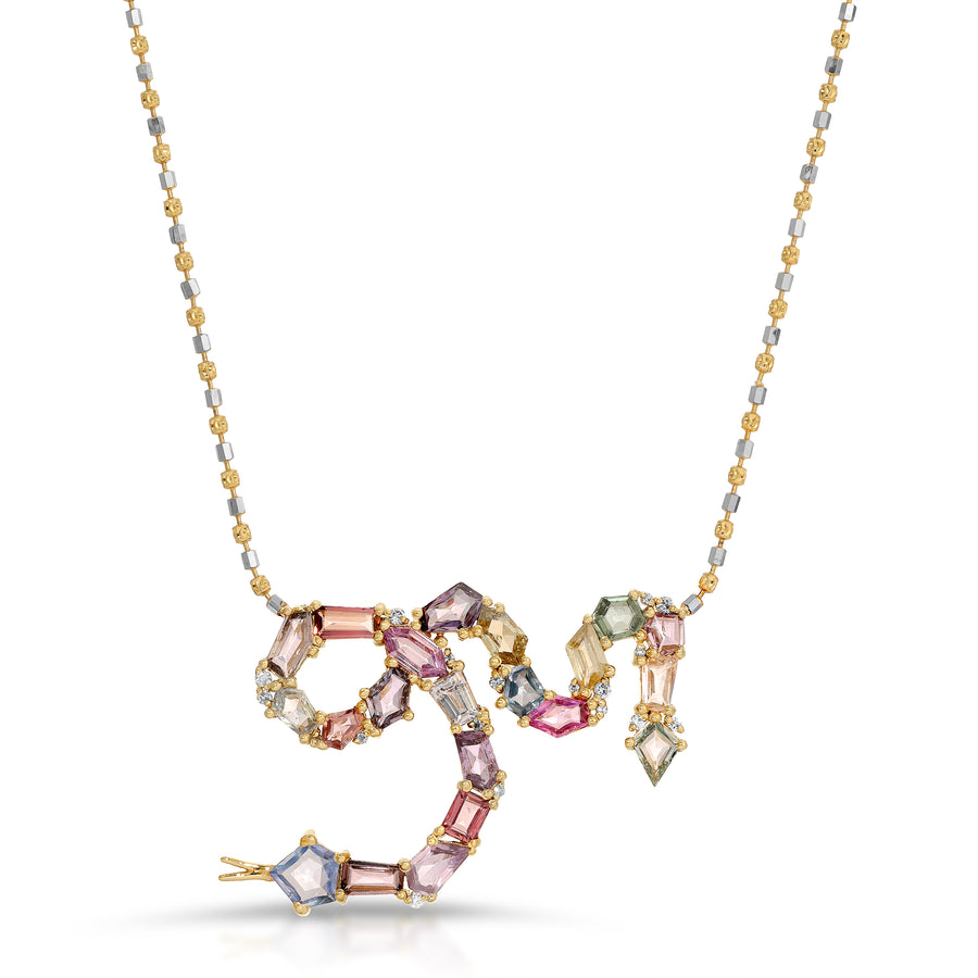 Mosaic Snake Necklace